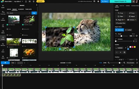 how to put a photo over a video