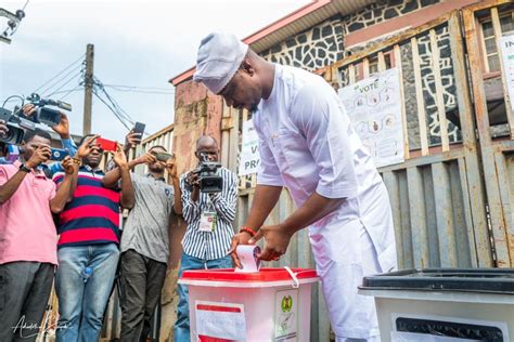 Lagos Guber Labour Party S Rhodes Vivour Votes Photos Politics Herald Ng