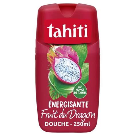 TAHITI Gel douche au monoï 100 naturel Fruit du dragon Energisante