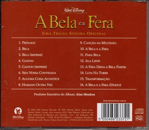 A Bela E A Fera Uma Trilha Sonora Original De Walt Disney Records De