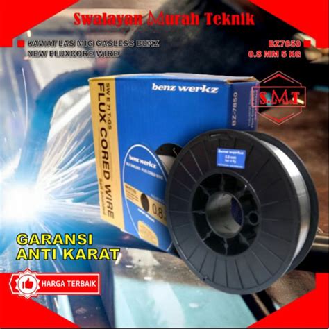 Jual Kawat Las Mig Mm Kg Gasless Benz Bz New Fluxcore Wire