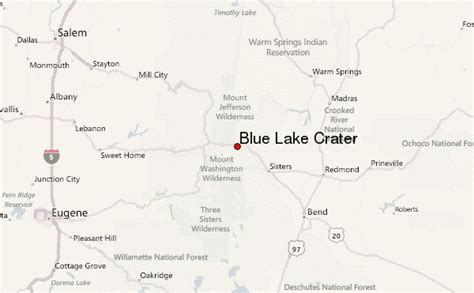 Blue Lake Crater Mountain Information