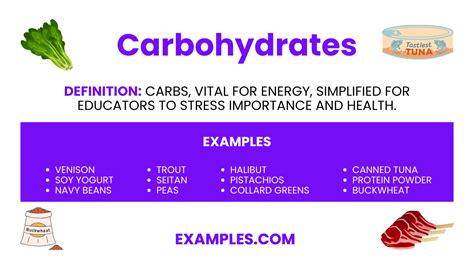 Examples Of Carbohydrates In Food