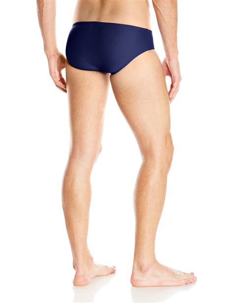 Speedo Mens Powerflex Eco Solid Brief Swimsuit Navy 36