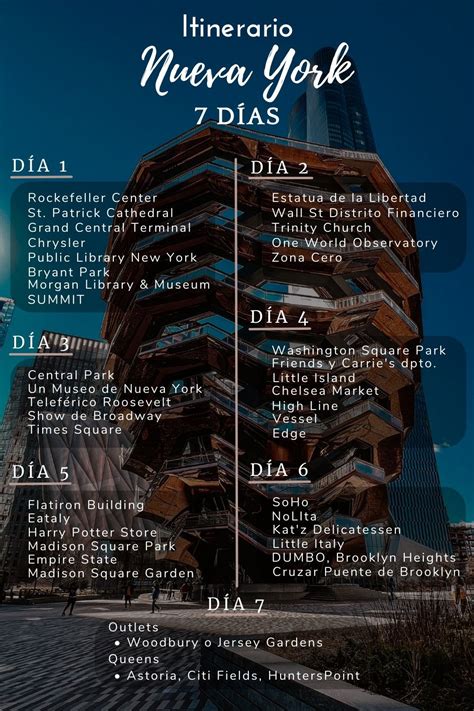 Itinerario De 7 Días En Nueva York Día Por Día Artofit