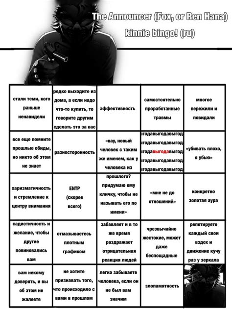 The Announcer Kinnie Bingo в 2024 г Бинго Рен Обои