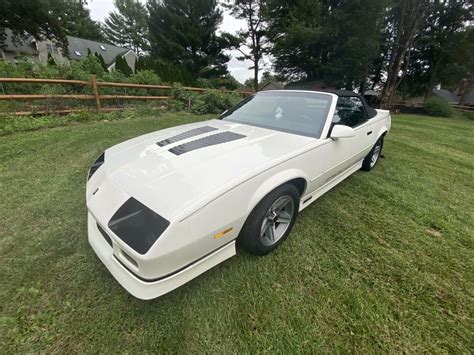 1987 Camaro Iroc Z28 Convertible 20 Anniversary For Sale Chevrolet