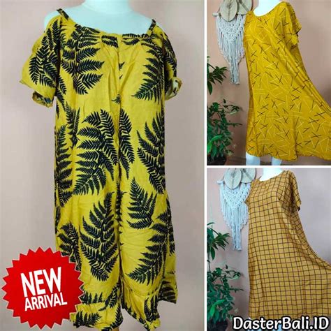 daster warna kuning  penampilan  lebih ceria