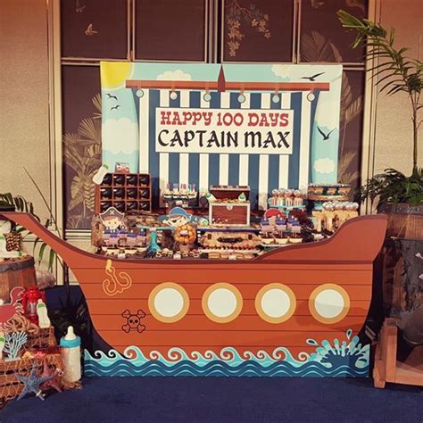 Ahoy Matey Look This Cool Pirate Ship Dessert Table Designed By