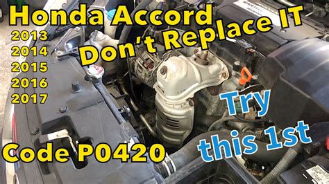 Honda Accord P Code Fix