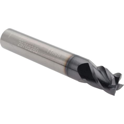 Accupro Square End Mill 11 Mm Dia 14 Mm LOC 4 Flute Solid Carbide