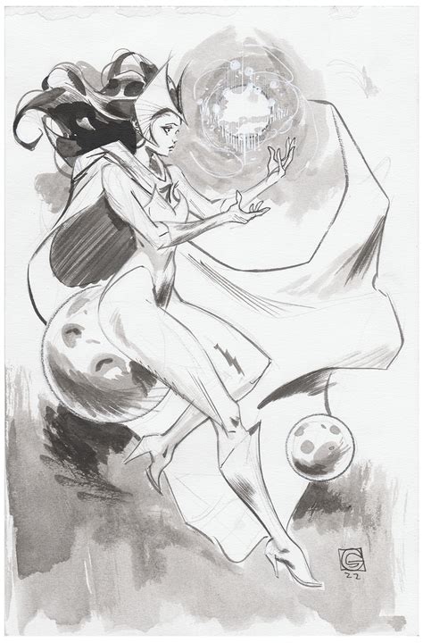 Stephen Greene Scarlet Witch Pin Up In Ron Lim S 2022 Acquisitions