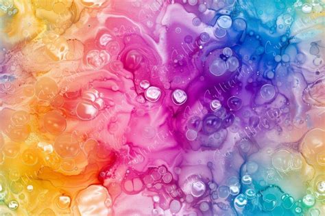 Vibrant Abstract Bubbles Seamless Graphic By Sun Sublimation · Creative