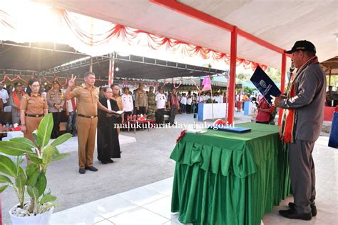 Pemkab Bupati Mbd Lantik Pj Kepala Desa Persiapan Masbuar