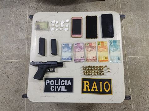 Em A O Conjunta Pmce E Pcce Prendem Dupla Arma De Fogo E Drogas