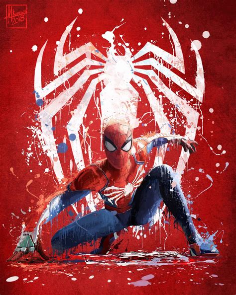 Downaload Spider Man Superhero Art Wallpaper X Marvel