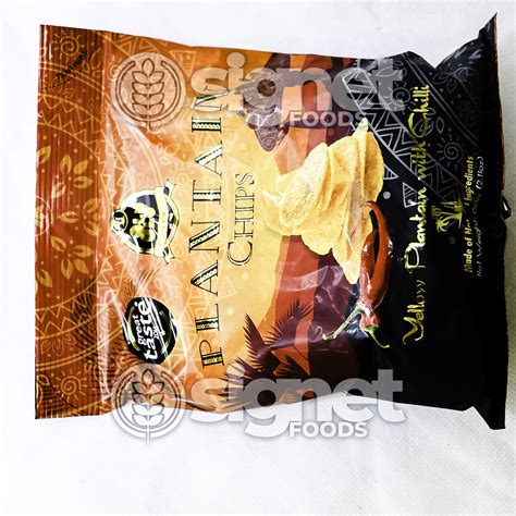 Olu Olu Plantain Chips Yellow Plantain With Chili Signet Foods