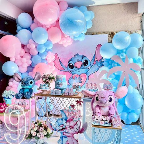 Festa Tema Stitch E Angel - Festa Tema Stitch E Angel