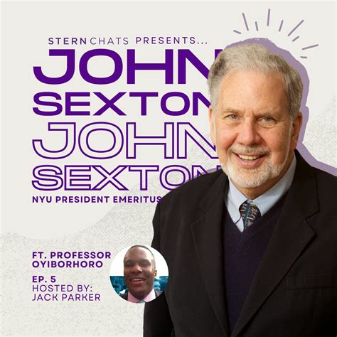 John Sexton President Emeritus Stern Chats Podcast Podtail