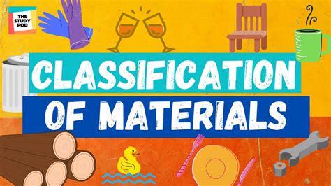 Classification Of Materials Science The Study Pod Youtube