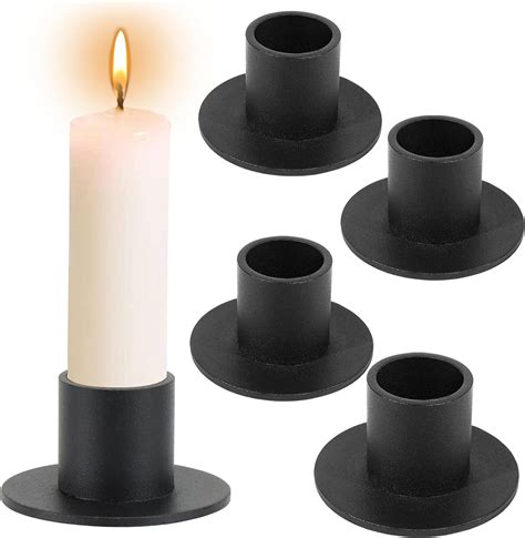 Amazon De St Ck Schwarze Kerzenhalter Retro Candlelight Dinner