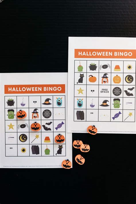 Cute Printable Halloween Bingo Cards Friday We Re In Love