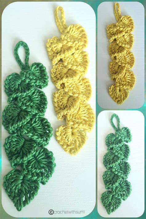 Crochet Leaf Border To Use In Many Works Artofit