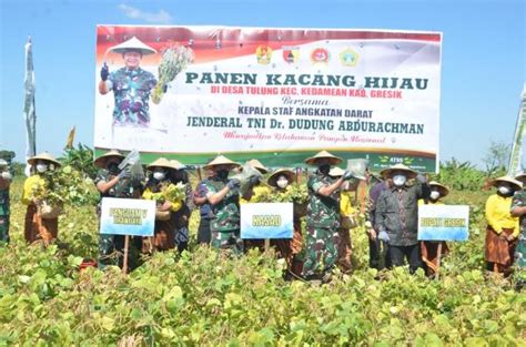 Dukung Program Ketahanan Pangan Nasional Tni Ad Manfaatkan Asset Lahan