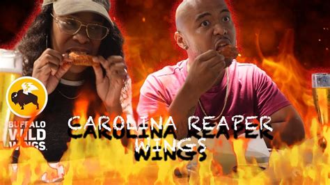 Buffalo Wild Wings Blazin Challenge Not Spicy Enough The Carolina Reaper Youtube