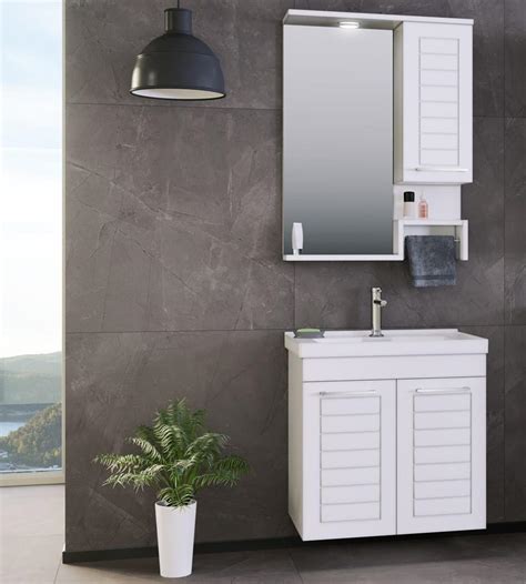 Orka Perge Cm Beyaz Banyo Dolab Alt Mod L Ve Lavabo