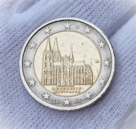 2 EURO GEDENKMÜNZE Deutschland Kölner Dom 2011 J Sammeln Numismatik