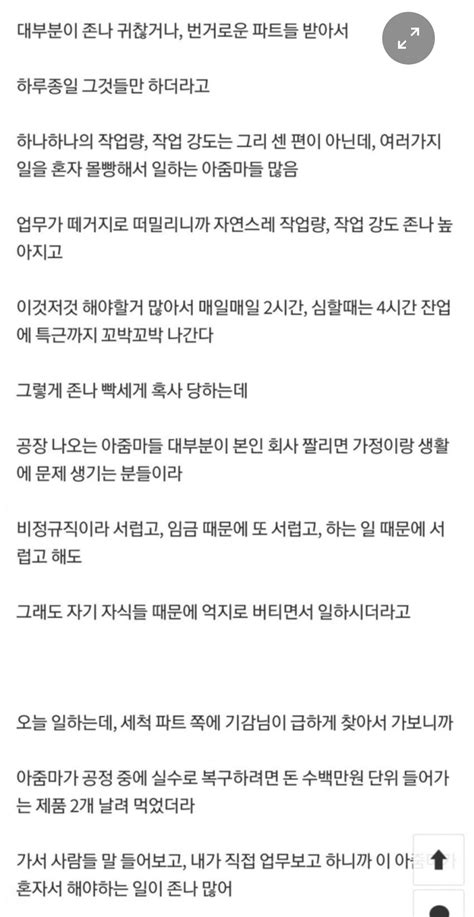 공사장 에서 막노동 하는 아줌마들을 본 디씨인