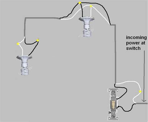 Wiring Diagram Two Lights One Switch Wiring Diagram