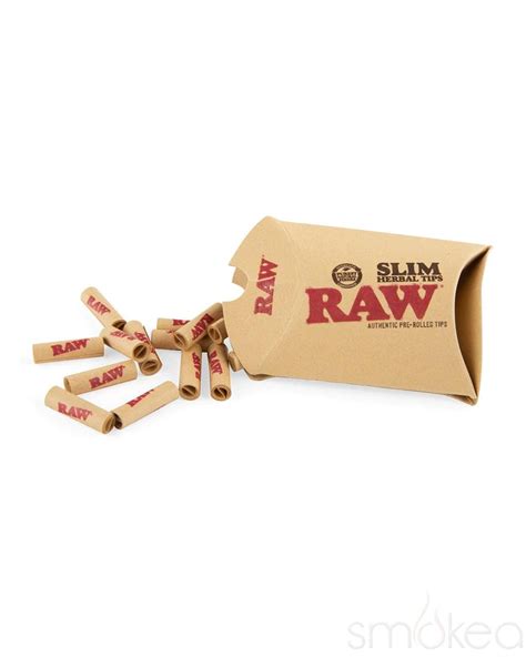 Raw Pre Rolled Slim Herbal Tips