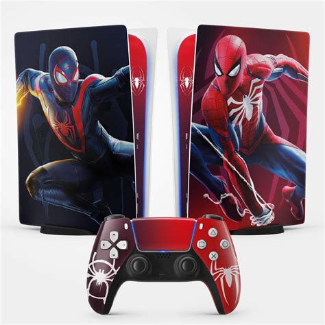 Sticker Ps Spider Autocollant Ps Gaming Console Et Manette