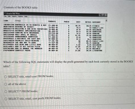 Solved Structure of the ORDERS table Which of the following | Chegg.com 