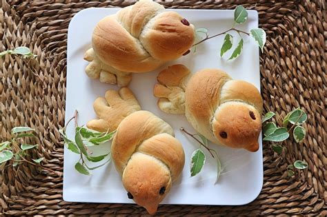 Brötchen Lerchen aus Hefeteig vegan einfaches Rezept Food Vegan