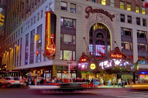 Meal At Hard Rock Cafe New York Times Square