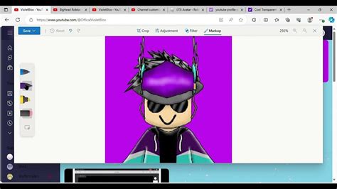 Editing Violets Profile Picture L Roblox L Subscribe To Violetblox