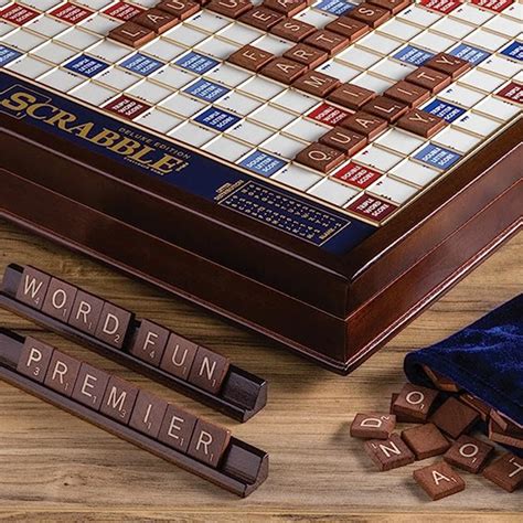 Scrabble Deluxe Edition Fat Brain Toys