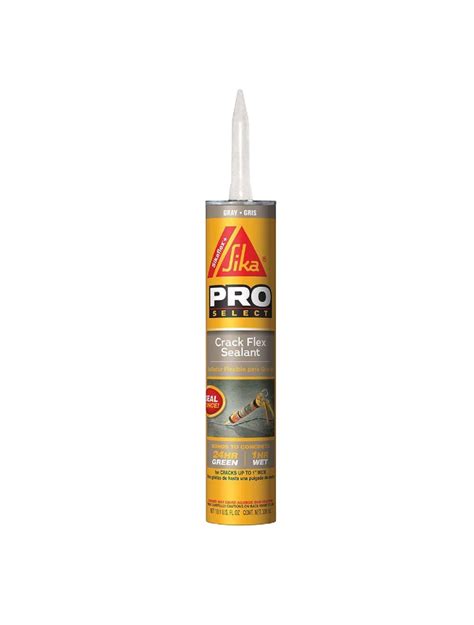 Sika Pro Select Crack Flex Caulk Sealant Gray 10 Oz 1669290 H B