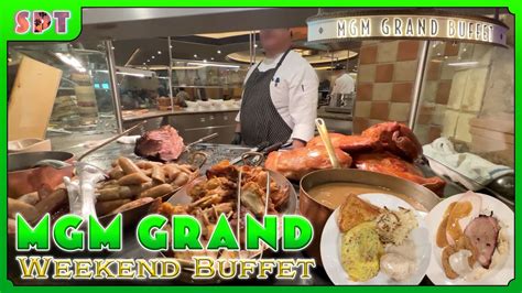 MGM Grand Buffet Weekend Brunch Las Vegas YouTube