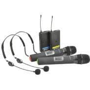 Chord QU4 C Quad UHF Neck Headset Wireless Microphone System