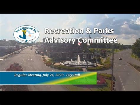 Recreation Parks Advisory Committee July 24 2023 YouTube