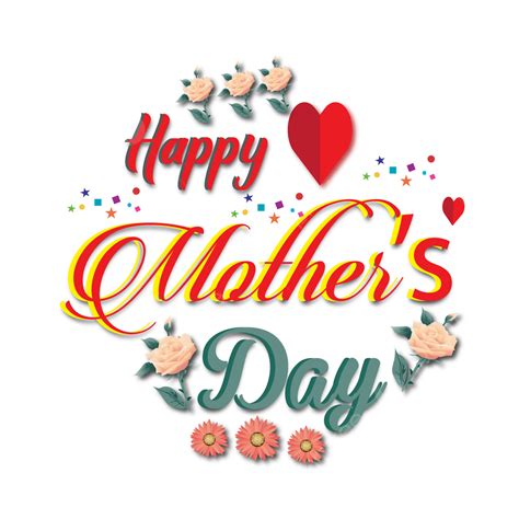 Mothers Day Celebration Vector Design Images Happy Mothers Day Hand