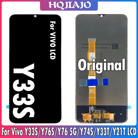 6 58 Original Y33T Y21T LCD For Vivo Y33S V2109 LCD Display Touch