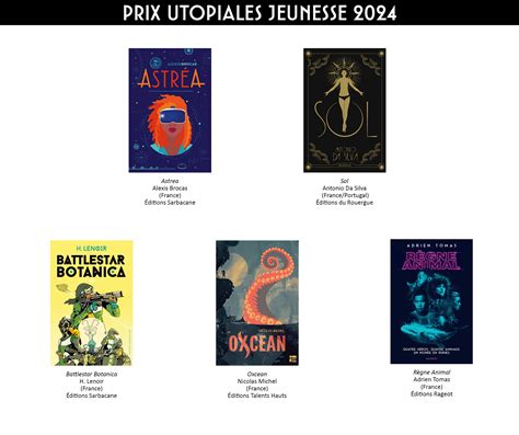 S Lections Des Prix Utopiales Roman Et Jeunesse