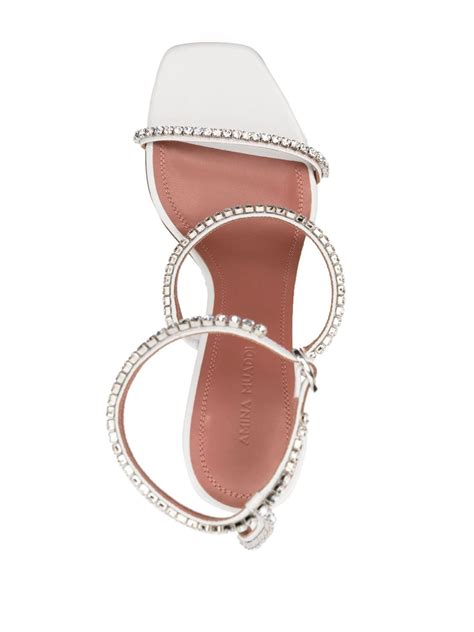 Gilda Mm Crystal Embellished Sandals Amina Muaddi Eraldo