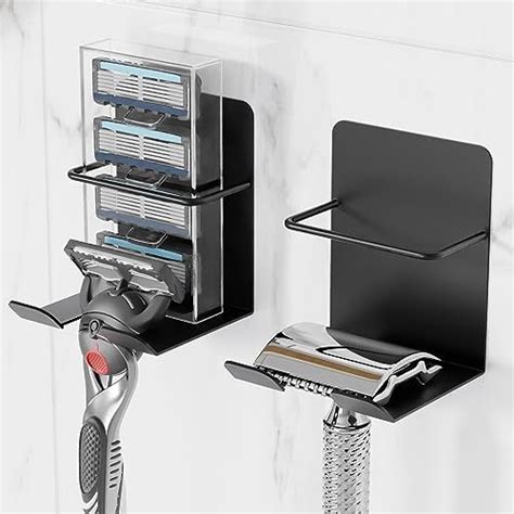 Amazon Pickpiff Razor Holder With Razor Blades Refills Storage