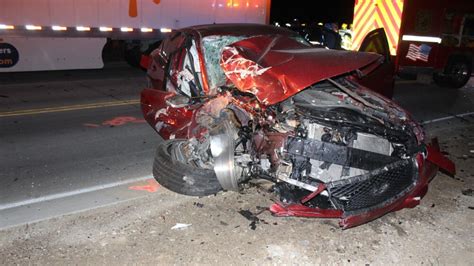 Vehicle Wedged Against Semi In Crash On Southeast Nebraska Highway